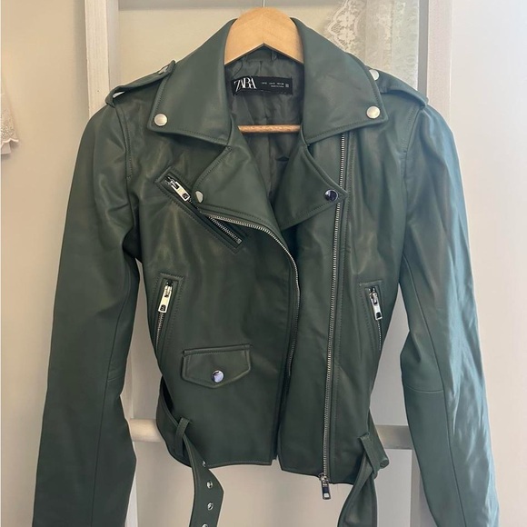 Zara Jackets & Blazers - Zara Leather Jacket